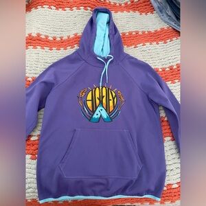 Hooey Lavender and Aqua Hoodie